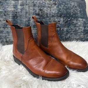 Vagabond Amina Leather Chelsea Boot in Cognac-US 5.5 EUC!